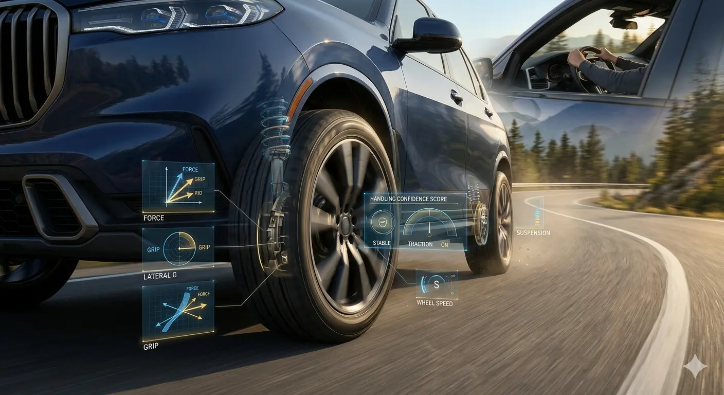 blue car driving in uae roads