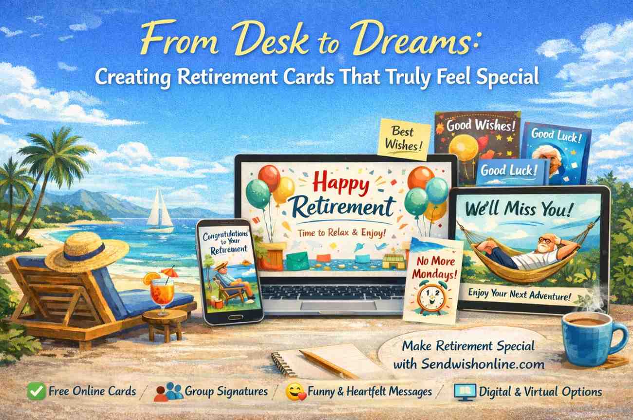 retirement greeting cards